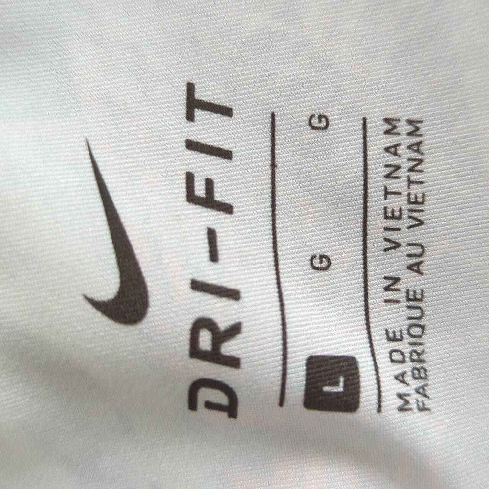 Nike Dri-Fit Workout Capri Pants LARGE Black Multi - Picture 3 of 16